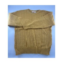 Vintage Brooks Brothers Sweater Women Small Yellow Mustard Pullover Long... - $26.84