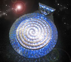 HAUNTED AMULET TOUCH THE HEALING SPIRAL HIGHEST LIGHT COLLECTION OOAK MA... - £67.60 GBP