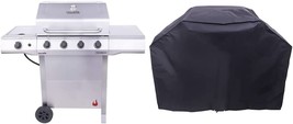 Char-Broil3-4 Burner Large Basic Grill Cover, Stainless Steel,, Broil. - £369.29 GBP