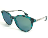 McQ Sonnenbrille MQ0069S 003 Blau Silber Landschildkröte Rund Rahmen Mit... - £40.46 GBP