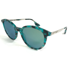 McQ Sonnenbrille MQ0069S 003 Blau Silber Landschildkröte Rund Rahmen Mit... - £40.79 GBP
