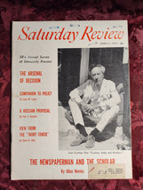 Saturday Review June 21 1958 J EAN Cocteau Allan Nevins Louis M. Lyons - £8.67 GBP