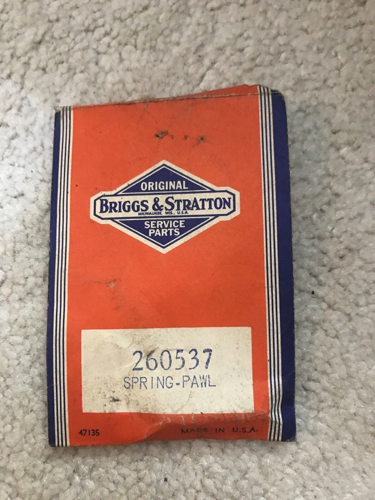 Briggs & Stratton 260537 Spring- PAWL Ships N 24h - $18.69