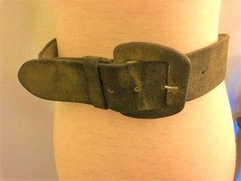 Vintage Accessories by Pearl Olive Green Suede Belt - $37.00