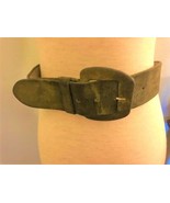 Vintage Accessories by Pearl Olive Green Suede Belt - $50.60 CAD