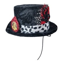 101 Dalmatians Cruella De Vil Disney Parks Mini Top Hat Fascinator Villain - £23.18 GBP