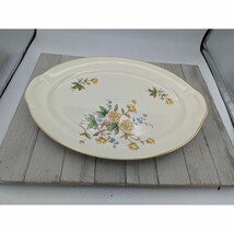 Vintage Set Taylor Smith Taylor Serving Platter Yellow Buttercups TST237 - $17.96