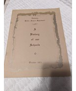 Lewiston ME Public School Department A History of our Schools. Oct. 1971 - €4,22 EUR