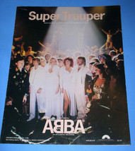 Abba Sheet Music Vintage 1981 Super Trouper - £19.97 GBP