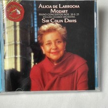 Alicia de Larrocha Mozart Piano Concerto n.20 &amp; 25 CD Sir Colin Davis Piano - £2.67 GBP