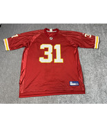 Kansas City Chiefs Priest Holmes Football Jersey Men&#39;s 2XL Red Reebok Vi... - $24.74