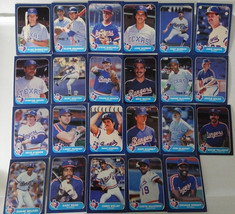 1986 Fleer Texas Rangers Team Set Of 23 Baseball Cards - £1.56 GBP
