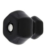 1 Depression Glass Cabinet Knobs Black Milk Glass Vintage Restoration - $122.99 MXN