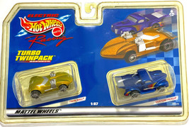 1 1999 Ho Slot Car Tyco Mattel Hot Wheels Twinmill + Pickup Rare Twinpack 96628 - £62.94 GBP