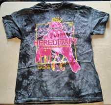HEREDITARY Large T-Shirt Black tie-dye OOP Horror Studiohouse Design A24... - $199.99