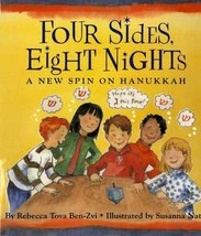Four Sides, Eight Nights: A New Spin on Hanukkah by Rebecca Tova Ben-Zvi  - £2.16 GBP