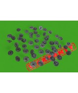 mercedes under floor liner cover hardware PLASTIC 10mm nut lot set genuine - $48.97 CAD