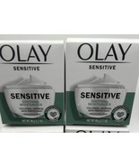 (2) Olay Sensitive Soothing Moisturizer Oatmeal FragranceFree Wrinkle 1.... - $12.99