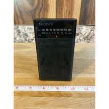 Sony ICF-P26 AM/FM Portable Pocket Radio, Black Vertical - £27.82 GBP