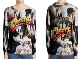 Cheers  80&#39;s Tv Show T-Shirt Long Sleeve For Women - £17.24 GBP