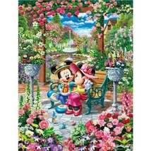Mickey &amp; Minnie Blooming Love Royal Garden Puzzle (500 pcs) - £44.87 GBP