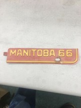1966 Manitoba Tab For 1964 Vintage LICENSE PLATE Embossed Canada - $29.99