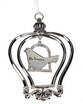 Be Happy - Birdcage Ornament by Ganz - $4.90