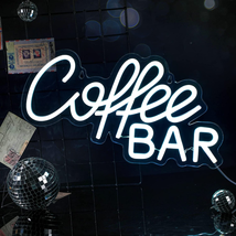 Kathfly Coffee Bar Neon Sign LED Neon Coffee Sign Wall Decor Modern LED Sign for - £33.57 GBP