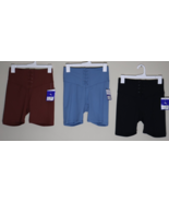 Women&#39;s Lace-Up Detail Ribbed 6&quot; Bike Shorts JOYLAB Blue Brown &amp; Black S... - $29.67