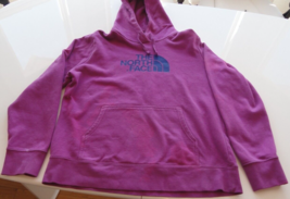 THE NORTH FACE PURPLE INDIGO CASUAL PULLOVER HOODIE SWEATER WOMENS X LAR... - $21.86