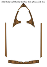 2003 Mastercraft Maristar 210 Rear Deck Transom Bow Boat EVA Teak Deck F... - $281.00