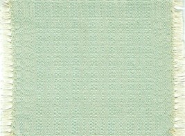 Artisan Handwoven Dollhouse Rug 4&quot;x6&quot; Mint #20, Cotton - $30.50