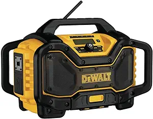 DEWALT 20V MAX Bluetooth Radio, 100 ft Range, Battery and AC Power Cord ... - $464.99