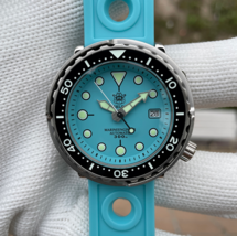 Steeldive SD1975C Automatic Diver Watch Seiko Tuna NH35 Movement Tiffany... - £120.60 GBP