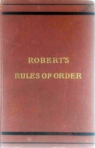 [1907] Manual of Rules of Order for Deliberative Assemblies by Henry M. Robert - £5.37 GBP