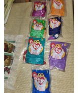 Ty Teenie Beanie Babies Lot of 7 McDonald&#39;s Happy Meal Toys 1998- 1999  ... - $34.64 CAD