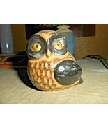 Otagiri Owl Brown Pottery Stoneware Figurines Japan OMC MOMMA OWL - £10.35 GBP