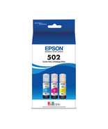 EPSON PRINT T502520-S EPSON T502 MULTI COLOR INK BOTTLES 3 PACK C/M/Y FO... - £73.36 GBP