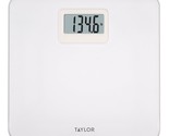 Body Weight Digital Plastic Bathroom Scale By Taylor, White. - $36.98