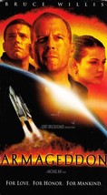 Armageddon [VHS 1996] Bruce Willis, Liv Tyler, Billy Bob Thornton, Ben Affleck - £0.88 GBP