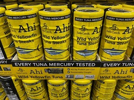 6 x Safe Catch Ahi Wild Yellowfin Delicious Cooked Premium Wild Tuna Fish Steak. - $23.50