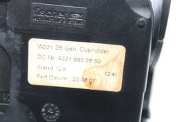 07-09 MERCEDES-BENZ W221 S600 CENTER CONSOLE CUP HOLDER **DAMAGE** E4285 image 11