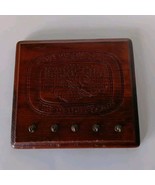 Key Rack Embossed Wood &quot;Give Us This Day Our Daily Bread&quot; Vintage Charm - $11.30