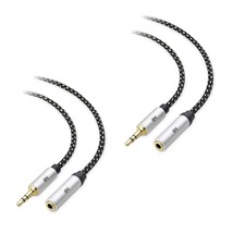 Cable Matters 2-Pack Headphone Extension Cable 10 ft (3.5mm Extension Ca... - £18.00 GBP