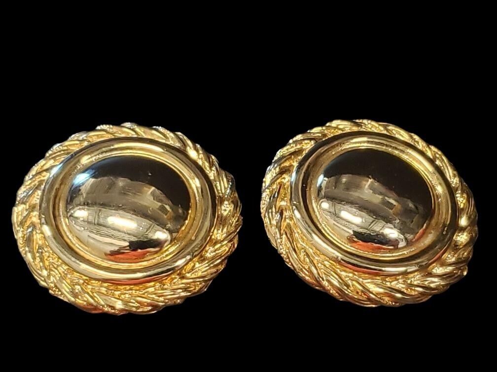 Primary image for Givenchy Gold Plated Signed Clip-On Earrings