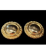 Givenchy Gold Plated Signed Clip-On Earrings - $234.95 CAD