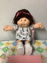 RARE Vintage Cabbage Patch Kid Girl UT-Made in Taiwan HM#3 Brown Single Pony HM3 - £187.81 GBP