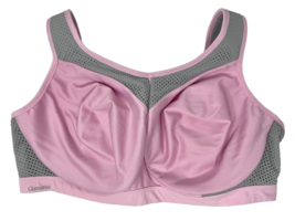 Glamorise Pink and Gray Sports Bra Size 42DD - $18.99