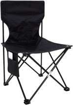 Outdoor Camping Chair, Collapsible Chair With Side Pocket And Carry Bag,... - $31.96