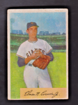 1954 Bowman Baseball #137 Al Corwin VG Giants - $6.75